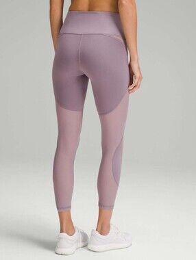 Lululemon Wunder Under Train Mesh Panel High Rise 25"